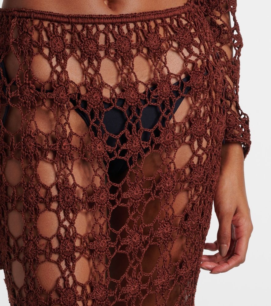 Falda larga Bella de croché de algodón - Anna Kosturova - Modalova