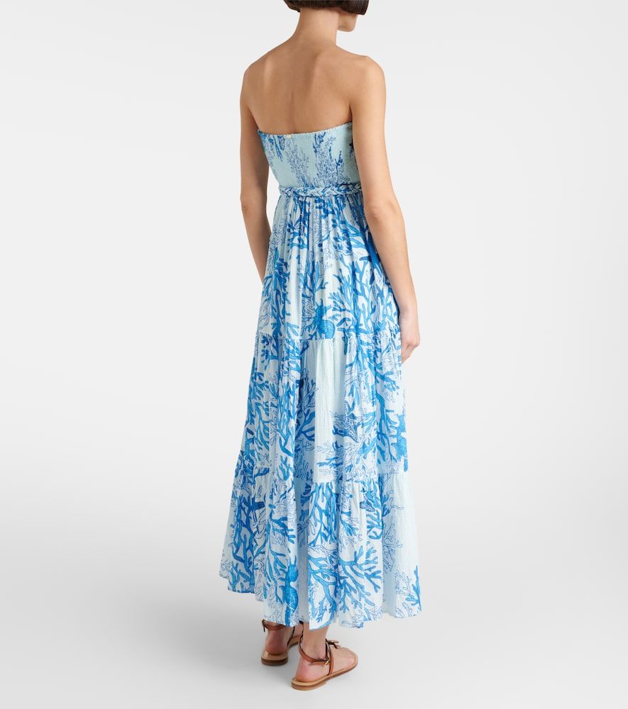 Vestido largo Thelma de algodón - Poupette St Barth - Modalova