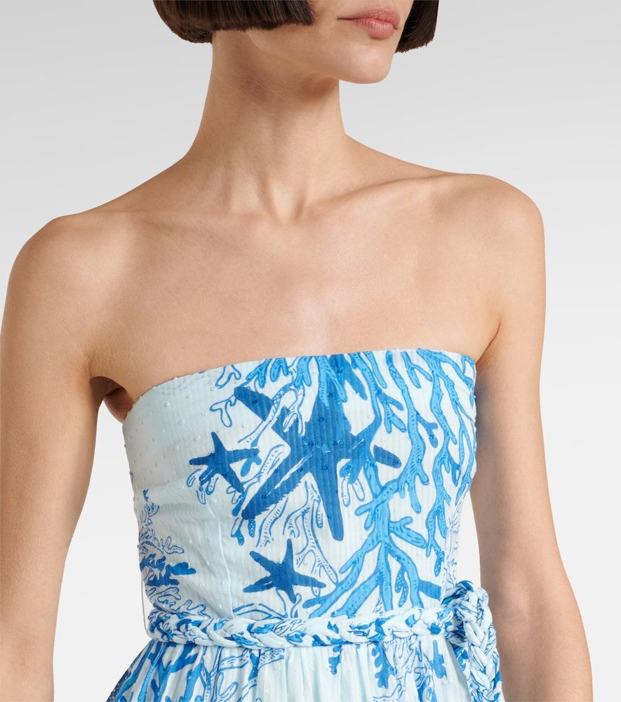 Vestido largo Thelma de algodón - Poupette St Barth - Modalova