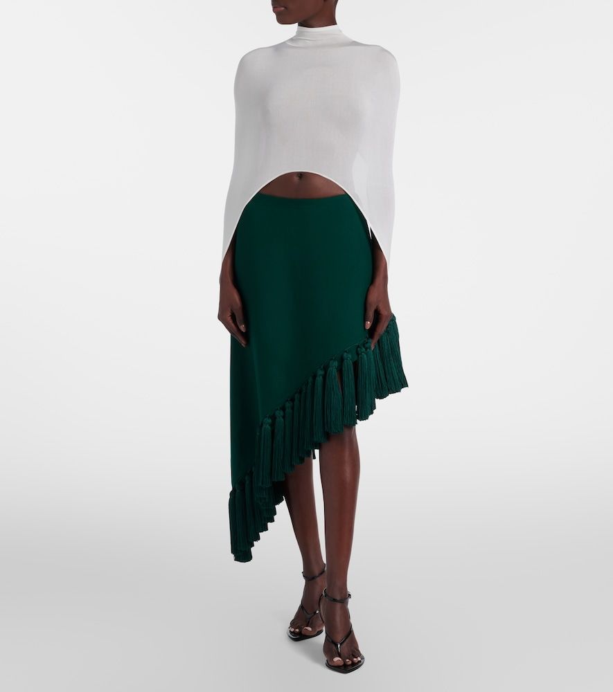 Alaïa Top de punto en mezcla de seda - Alaia - Modalova