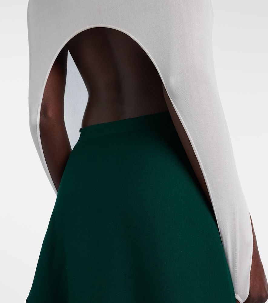 Alaïa Top de punto en mezcla de seda - Alaia - Modalova