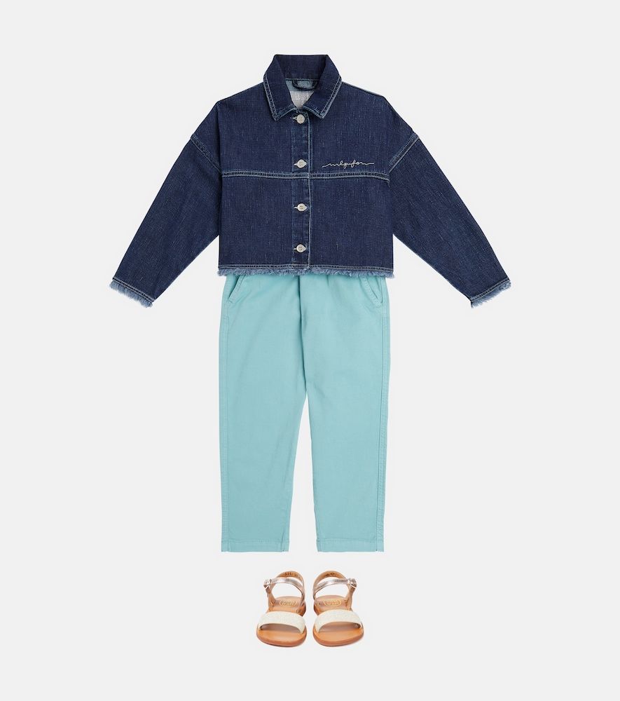 Pantalones de gabardina de algodón - Il Gufo - Modalova