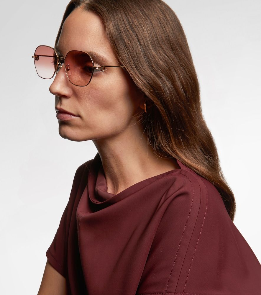 Gafas de sol ovaladas Première de Cartier - Cartier Eyewear Collection - Modalova
