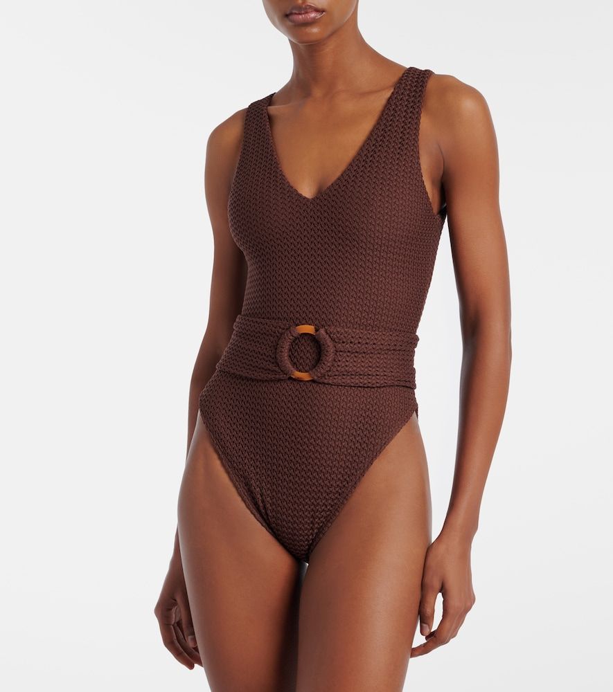Bañador Kim de croché con cinturón - Montce - Modalova