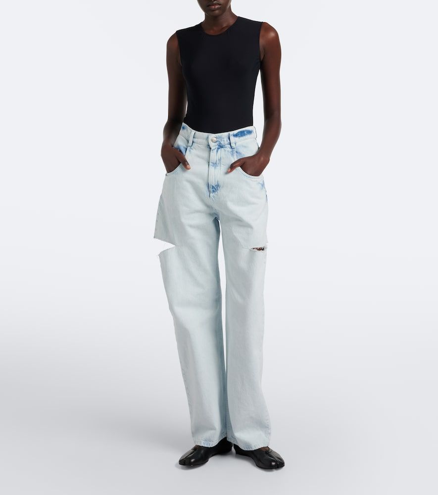 Jeans barrel con cut-out - Maison Margiela - Modalova