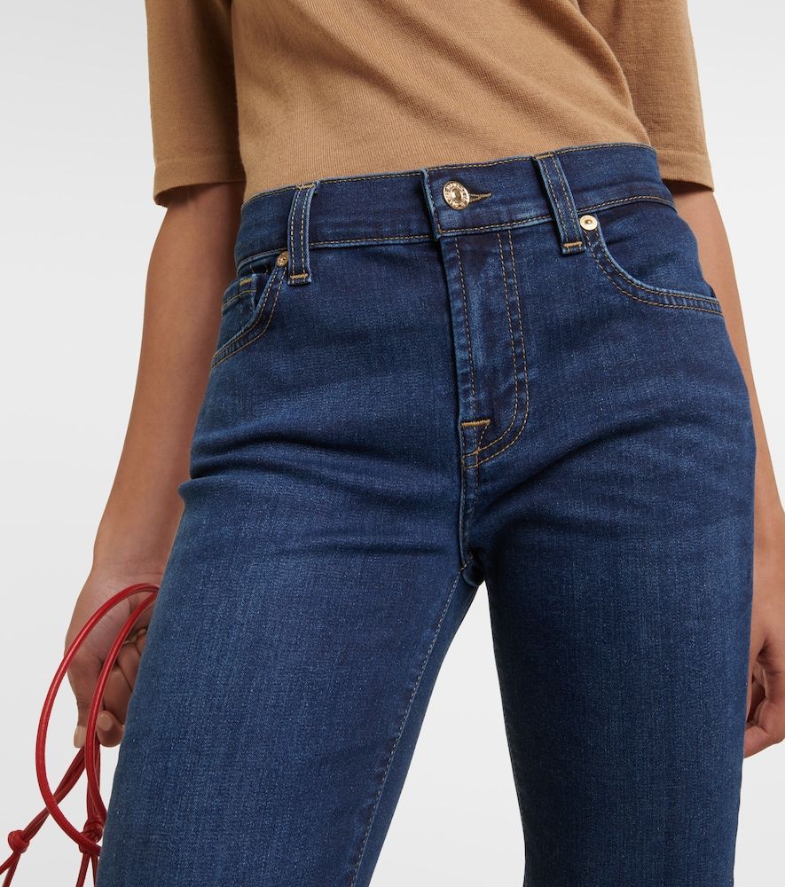 Jeans bootcut a vita media - 7 For All Mankind - Modalova