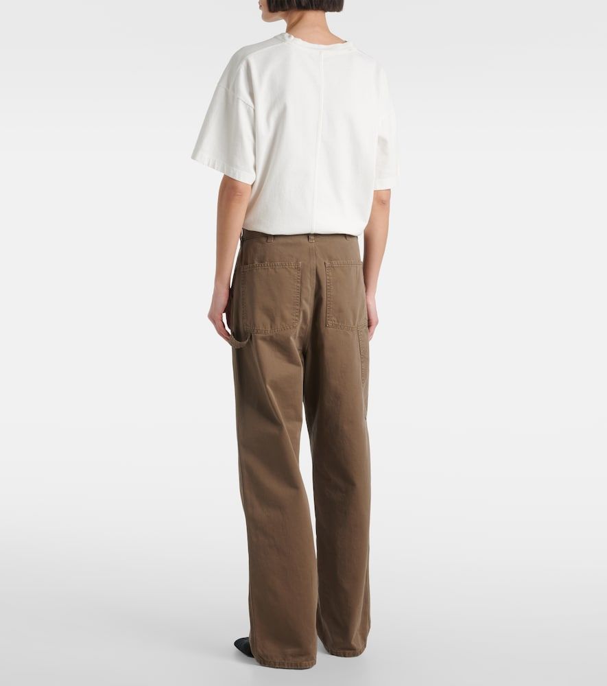 Pantalones anchos Sharka de gabardina de algodón - The Row - Modalova
