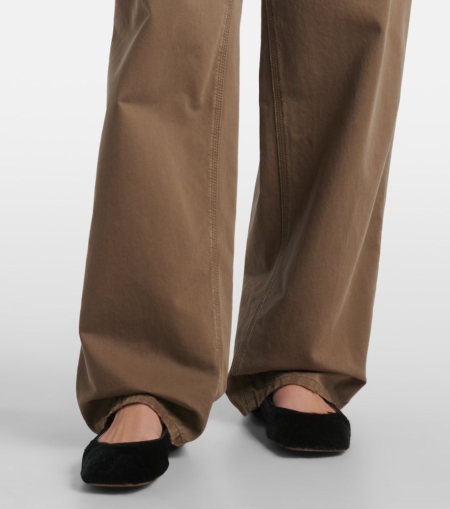 Pantalones anchos Sharka de gabardina de algodón - The Row - Modalova