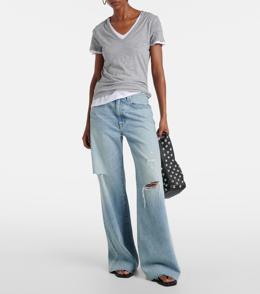 Mid-Rise Wide-Leg Jeans Nico - SLVRLAKE - Modalova