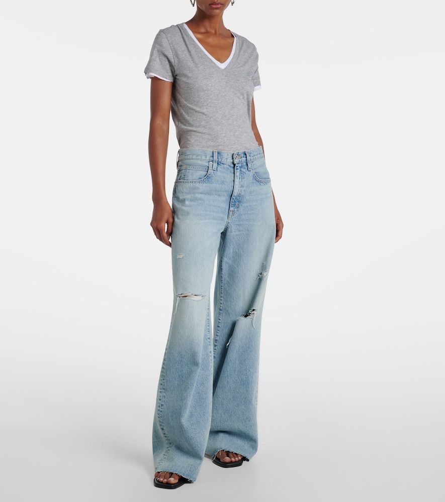 Mid-Rise Wide-Leg Jeans Nico - SLVRLAKE - Modalova