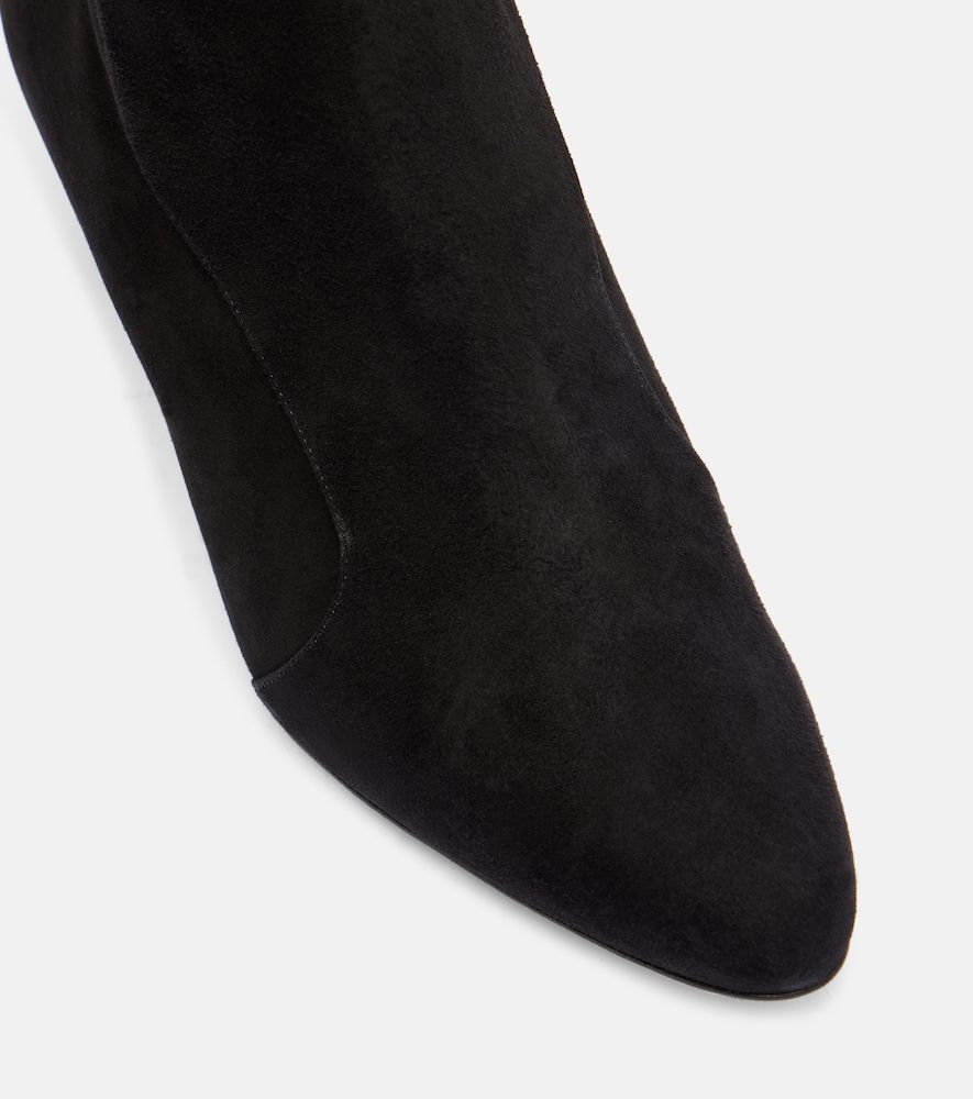 Ankle Boots Myconia 50 aus Veloursleder - Manolo Blahnik - Modalova