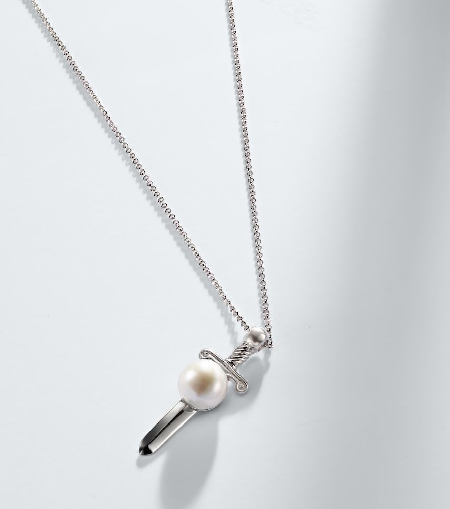Collar de plata de ley (925) con perla - Mateo - Modalova