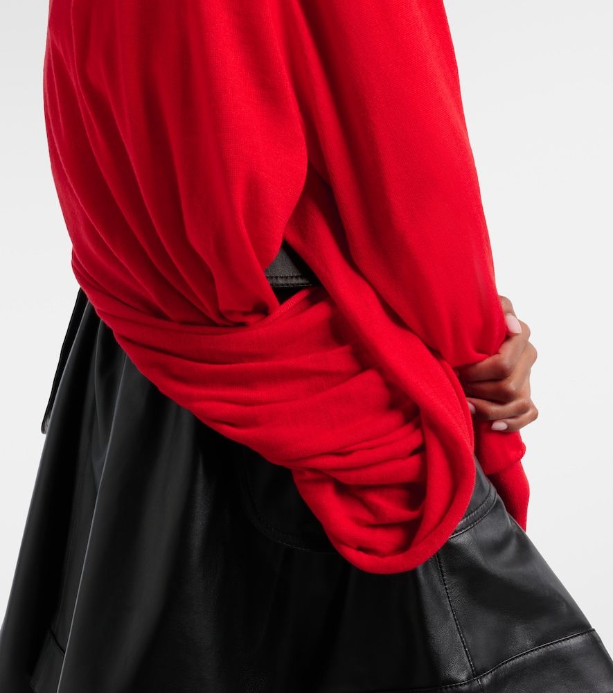 Double L asymmetric wool sweater - Loewe - Modalova