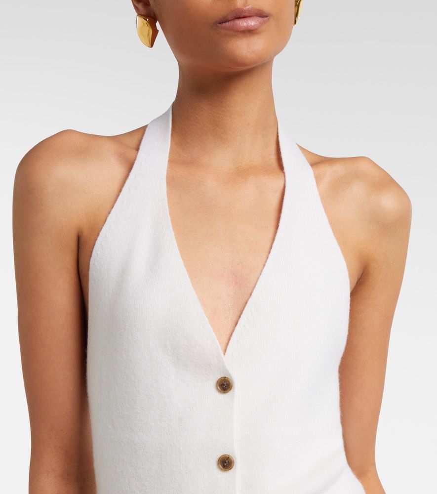 Immy halterneck cashmere sweater vest - Lisa Yang - Modalova