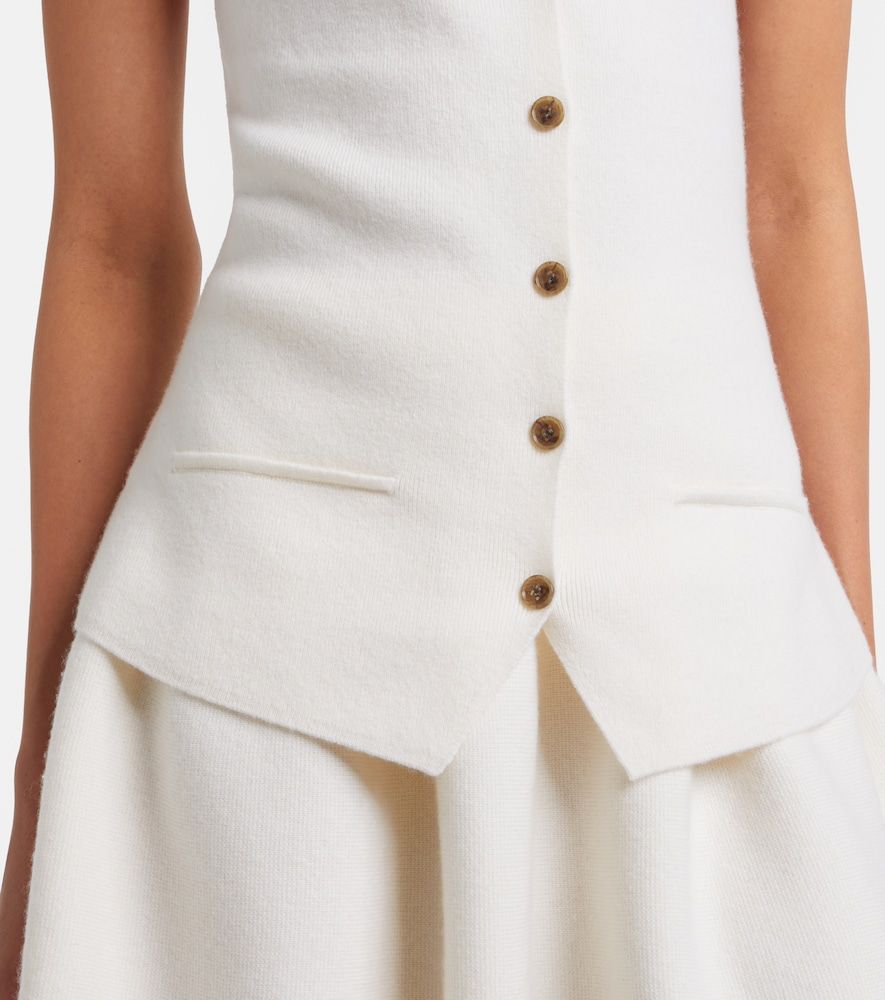 Immy halterneck cashmere sweater vest - Lisa Yang - Modalova