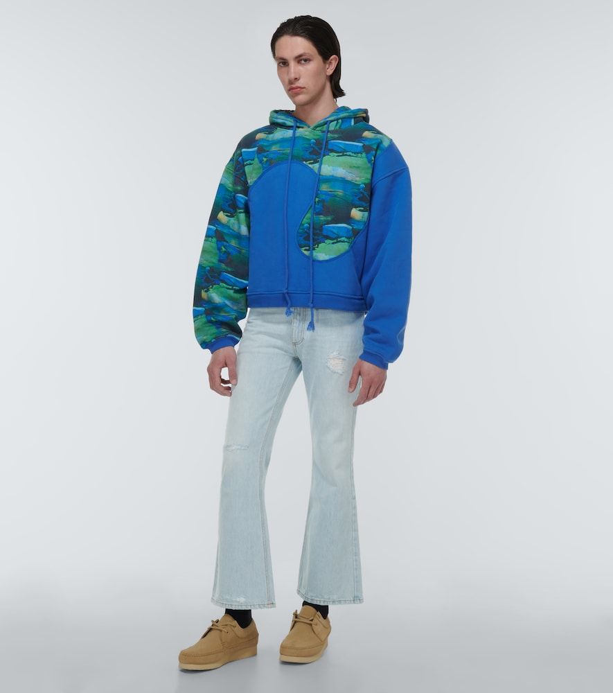 Distressed mid-rise flared jeans - ERL - Modalova