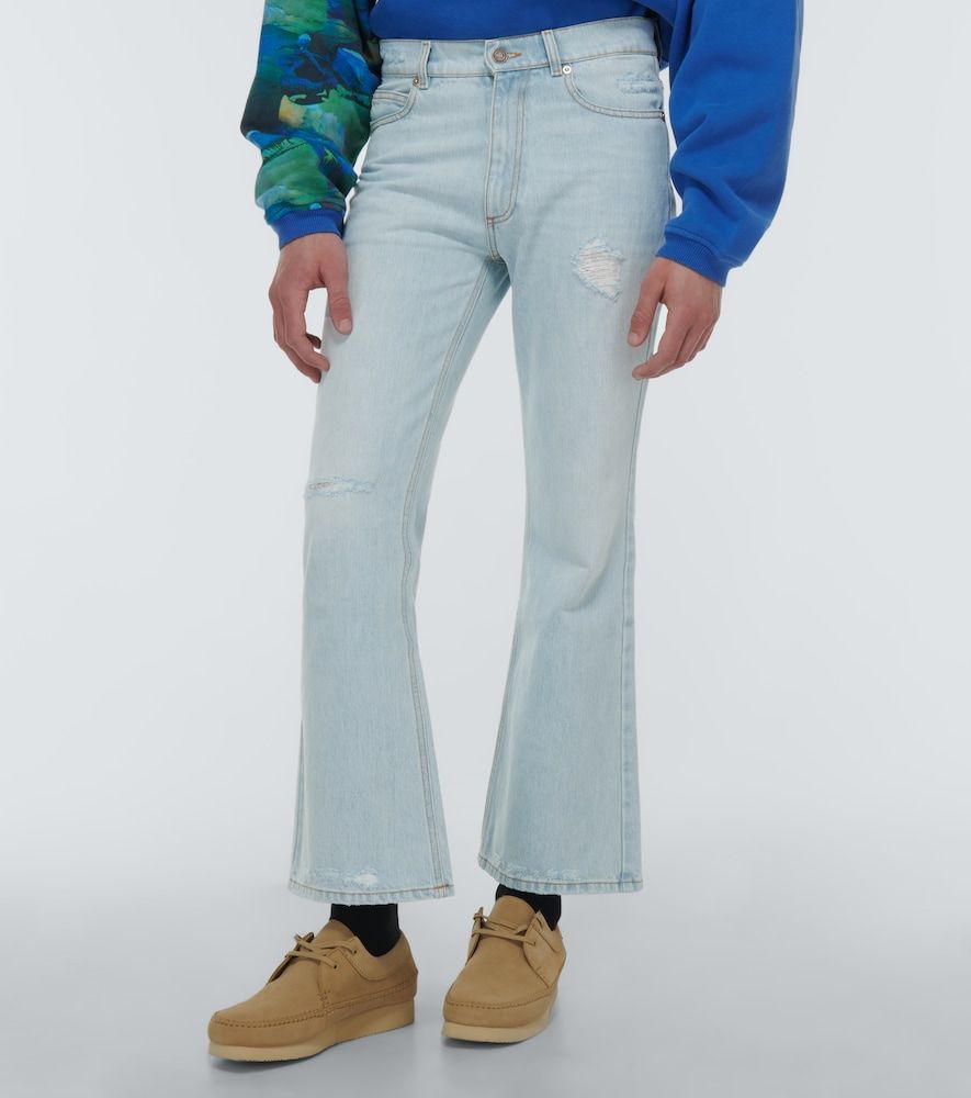 Distressed mid-rise flared jeans - ERL - Modalova