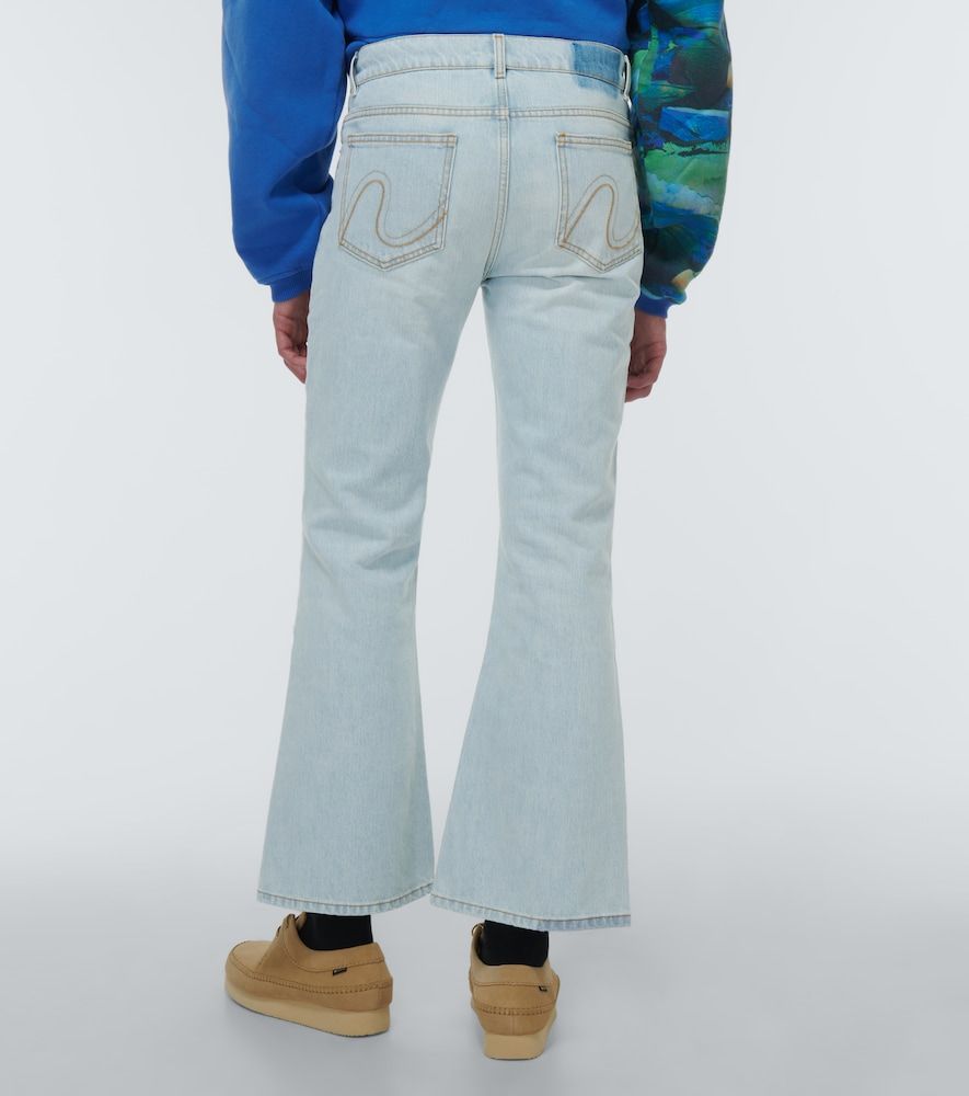 Distressed mid-rise flared jeans - ERL - Modalova
