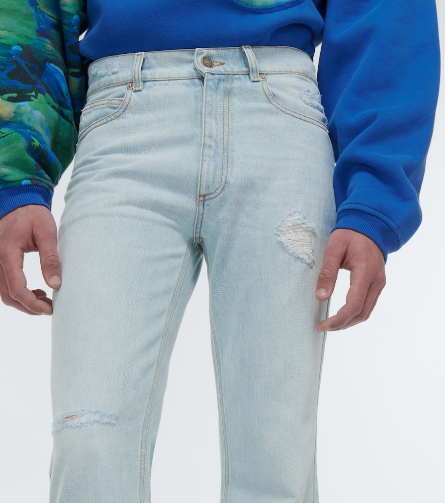 Distressed mid-rise flared jeans - ERL - Modalova