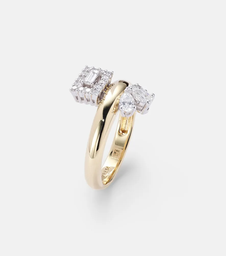 Anillo Golden Strada de oro de 18 ct con diamantes - Yeprem - Modalova