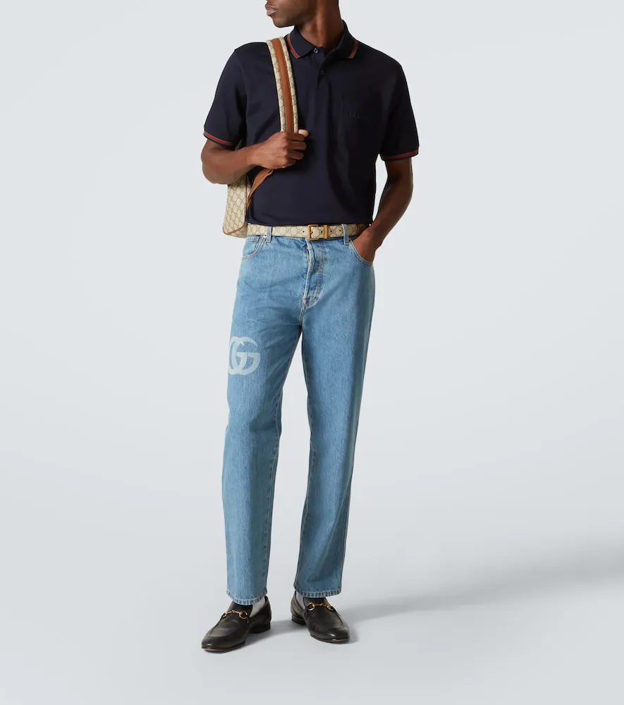 Gucci Polo GG de mezcla de algodón - Gucci - Modalova