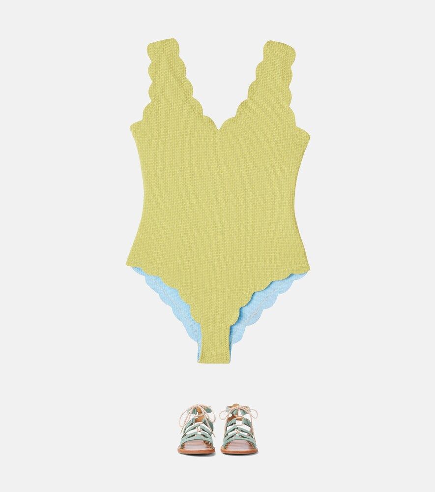 Bañador Charleston reversible festoneado - Marysia Bumby - Modalova