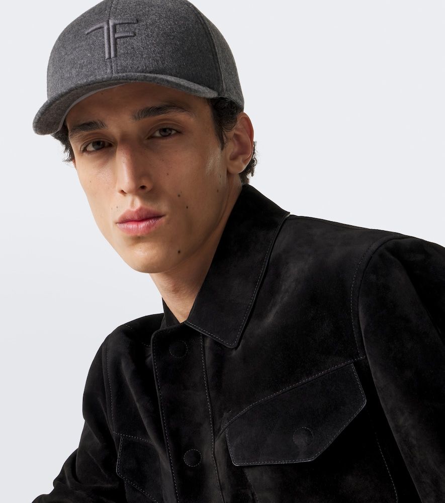 Gorra de béisbol de cachemir con logo - Tom Ford - Modalova