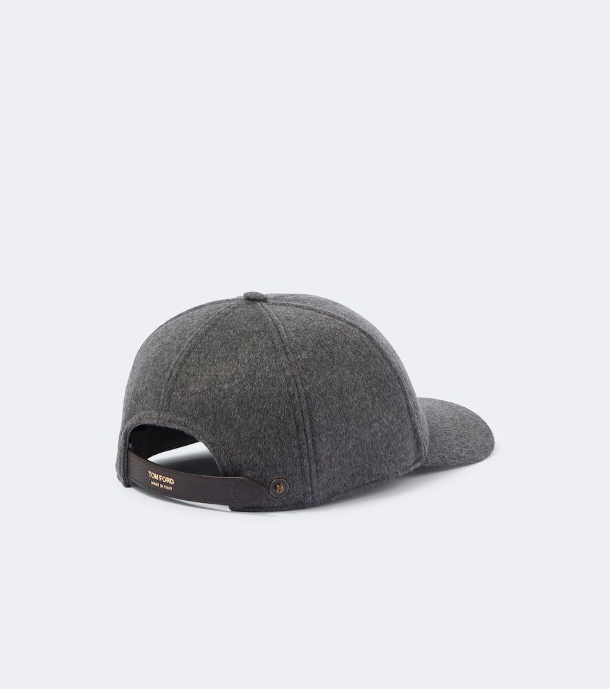 Gorra de béisbol de cachemir con logo - Tom Ford - Modalova