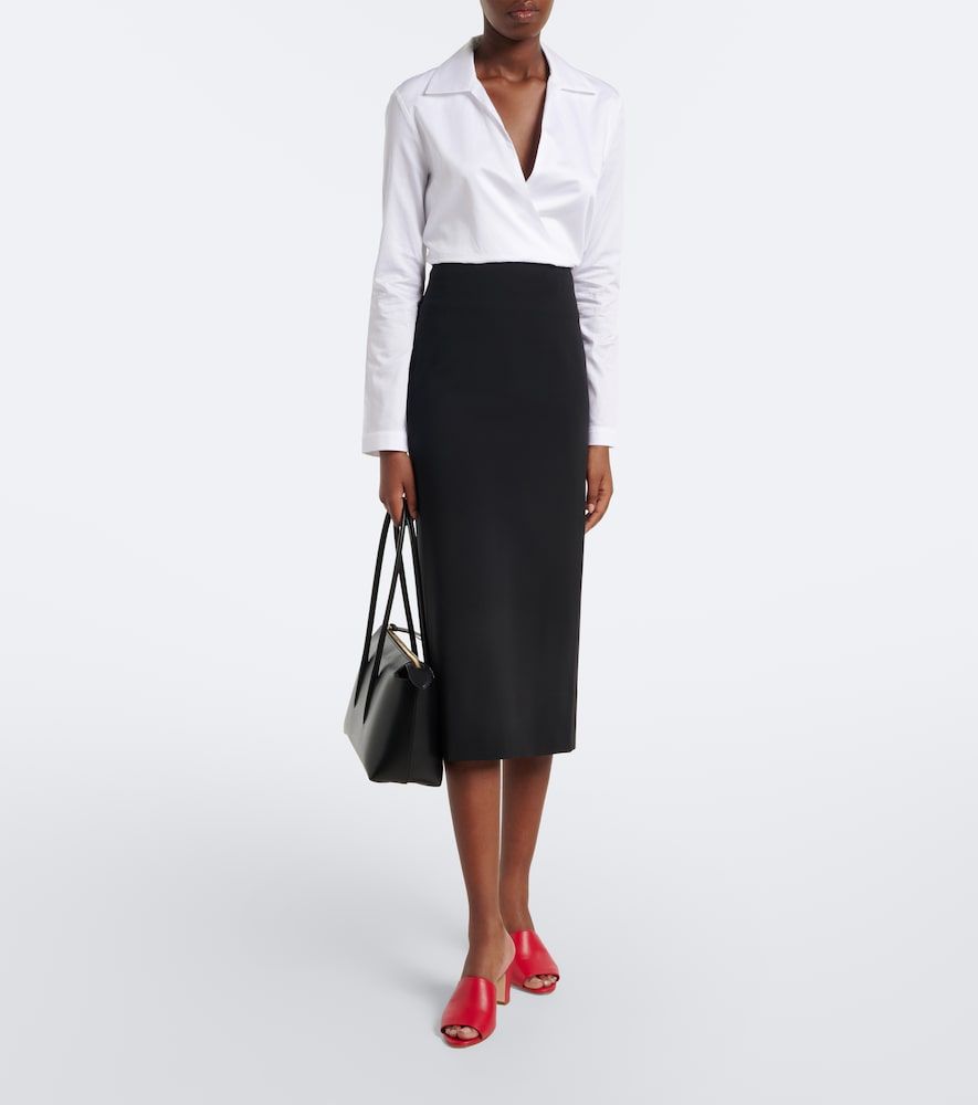 Pantoletten Rapalla aus Leder - Manolo Blahnik - Modalova