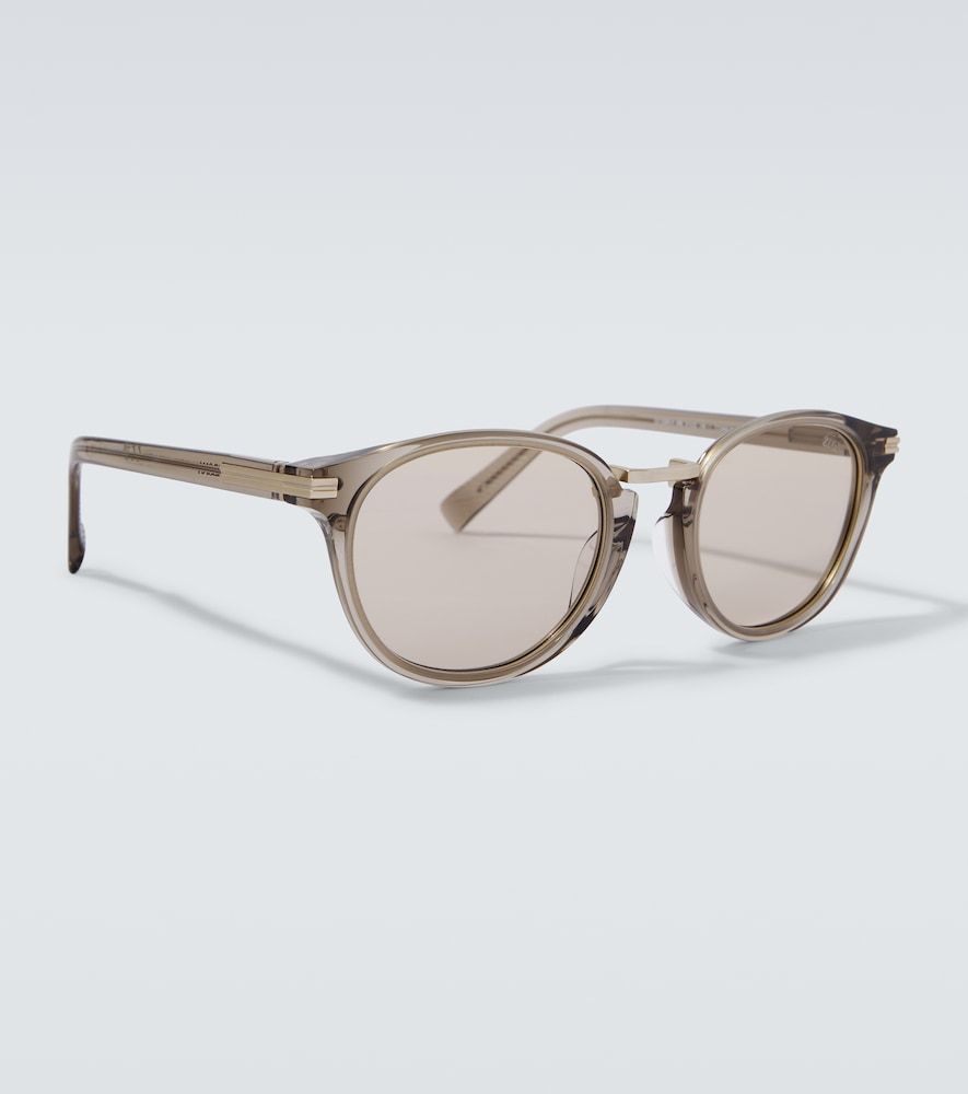 Zegna Runde Sonnenbrille - Zegna - Modalova