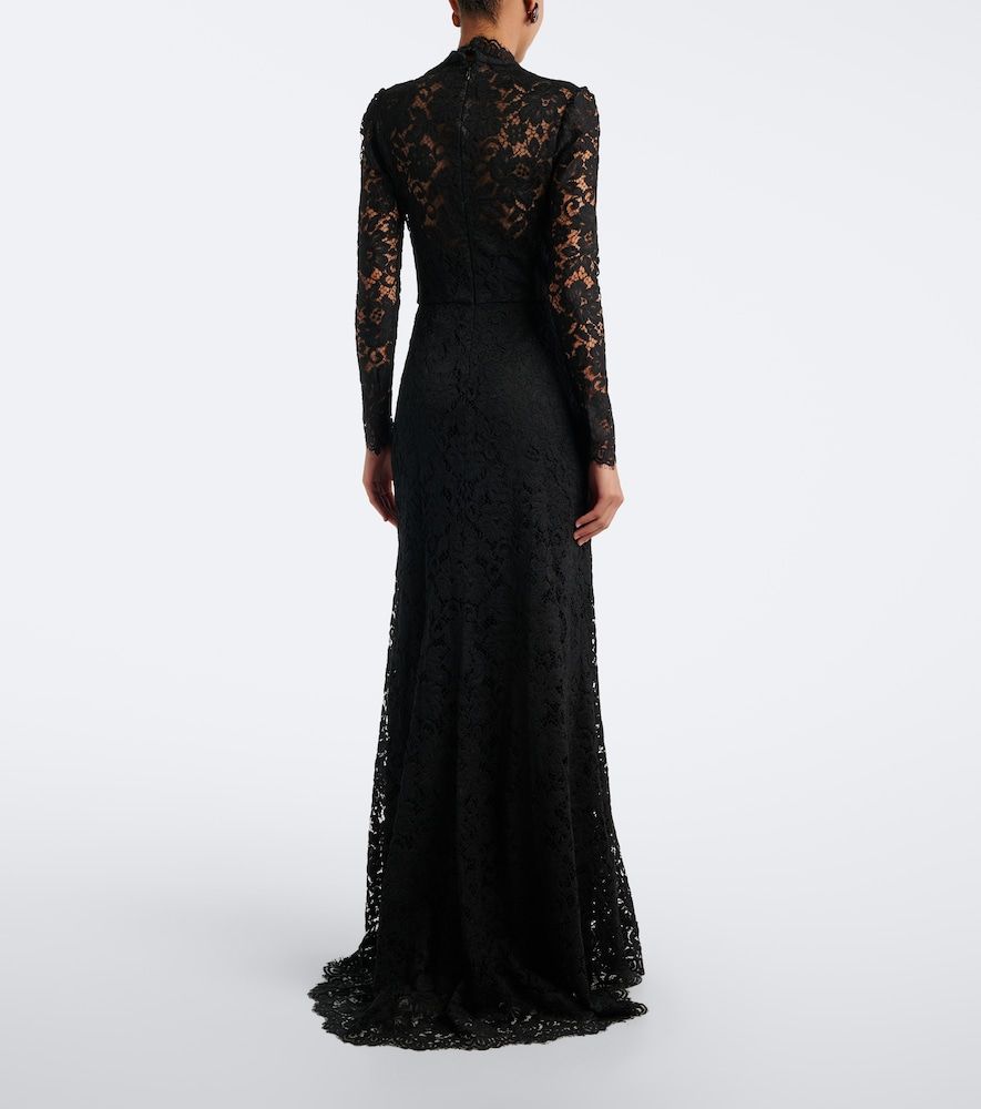 Lace cotton-blend bustier gown - Monique Lhuillier - Modalova
