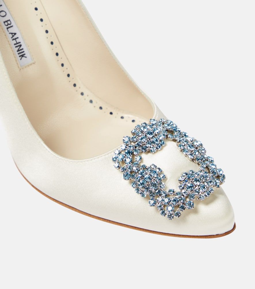 Bridal - Pumps Hangisi 105 in raso - Manolo Blahnik - Modalova