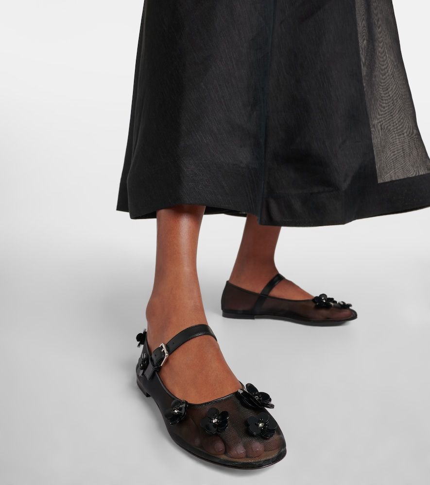 Ballerine Mary Jane con paillettes - Mach & Mach - Modalova