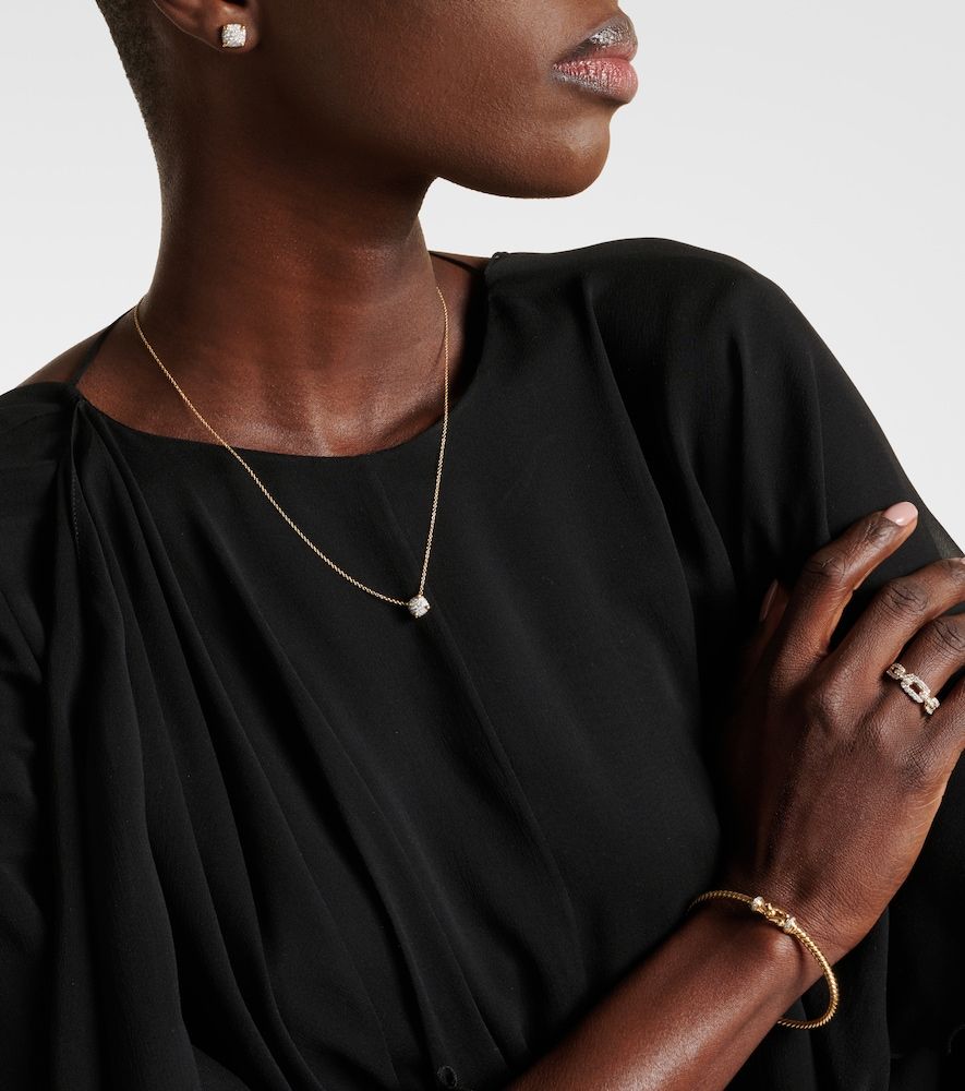 Collar Petite Chatelaine® de oro de 18 ct con diamantes - David Yurman - Modalova
