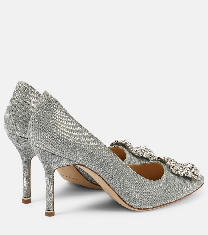 Pumps Hangisi 90 mit Kristallen - Manolo Blahnik - Modalova