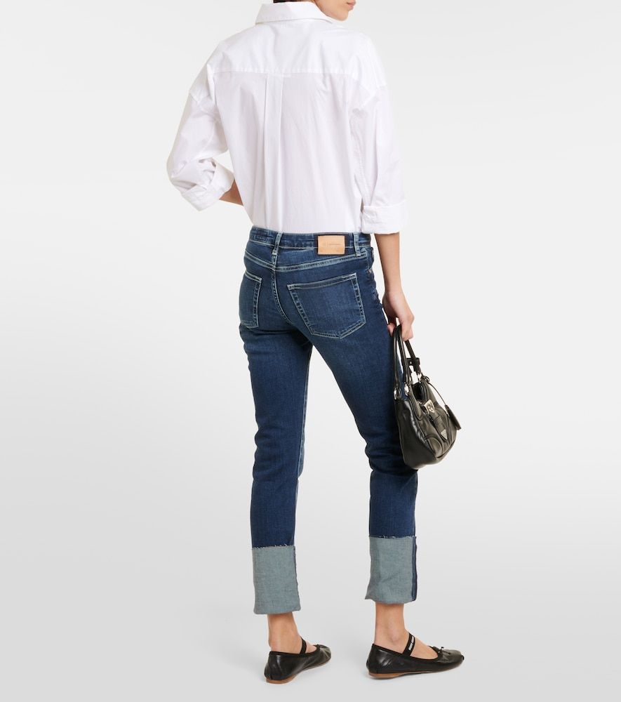 Slim Mid-Rise Jeans Girlfriend - AG Jeans - Modalova