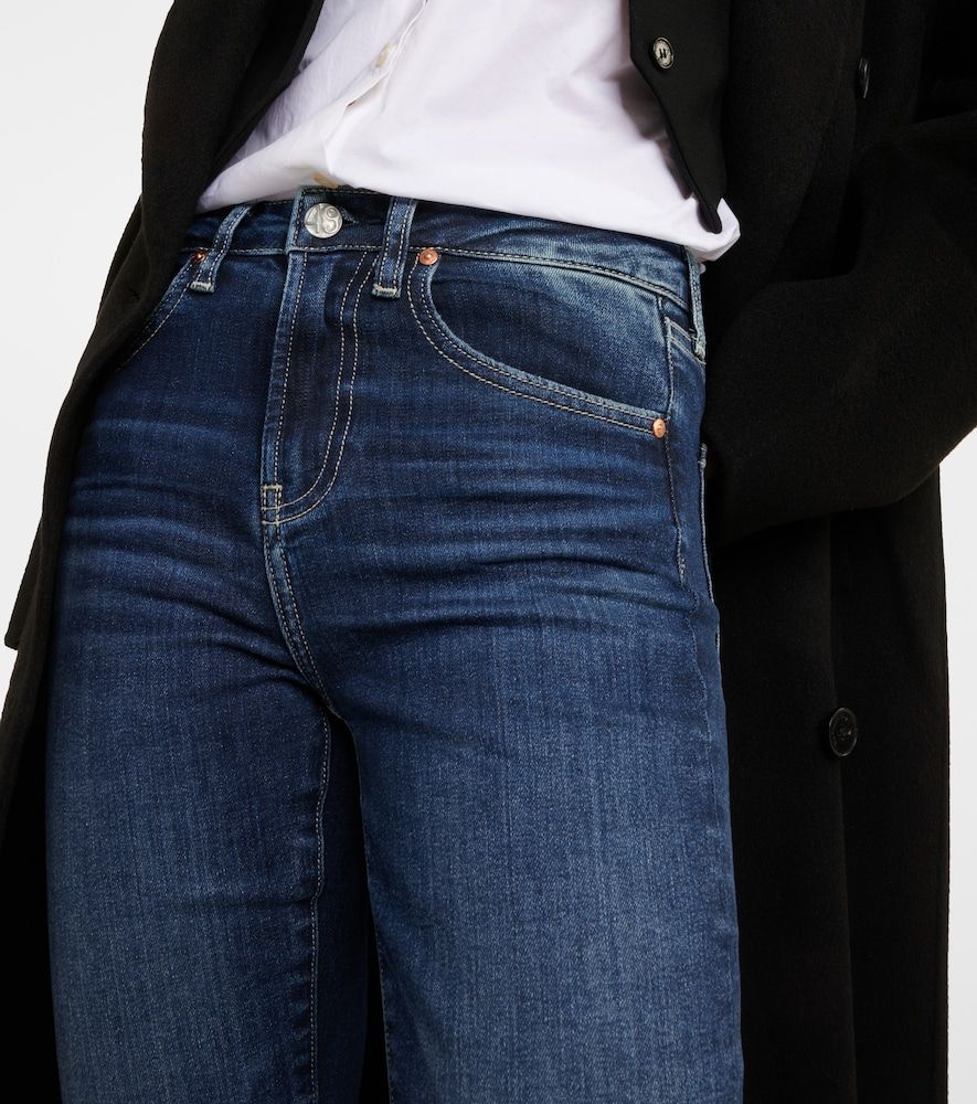 Slim Mid-Rise Jeans Girlfriend - AG Jeans - Modalova