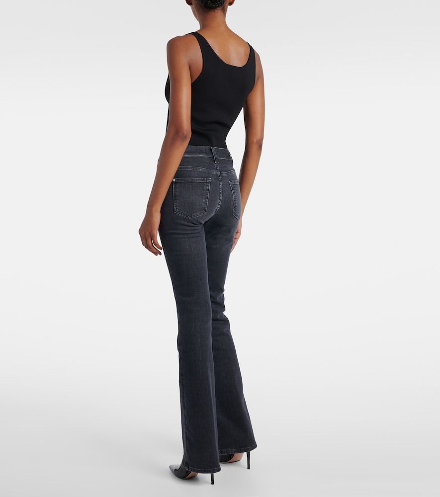 Mid-Rise Bootcut Flared Jeans - 7 For All Mankind - Modalova