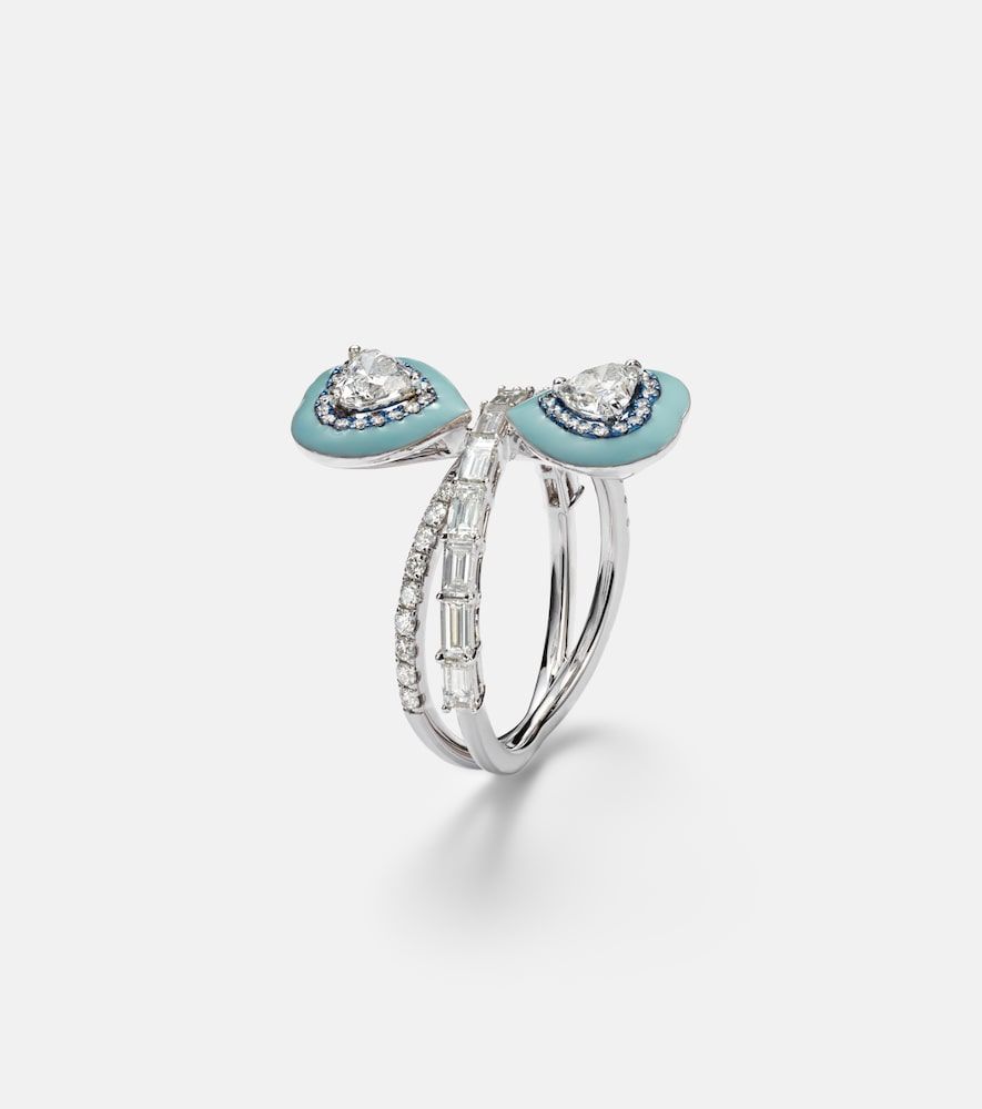 Mirror Love 18kt white gold ring with diamonds - Kamyen - Modalova