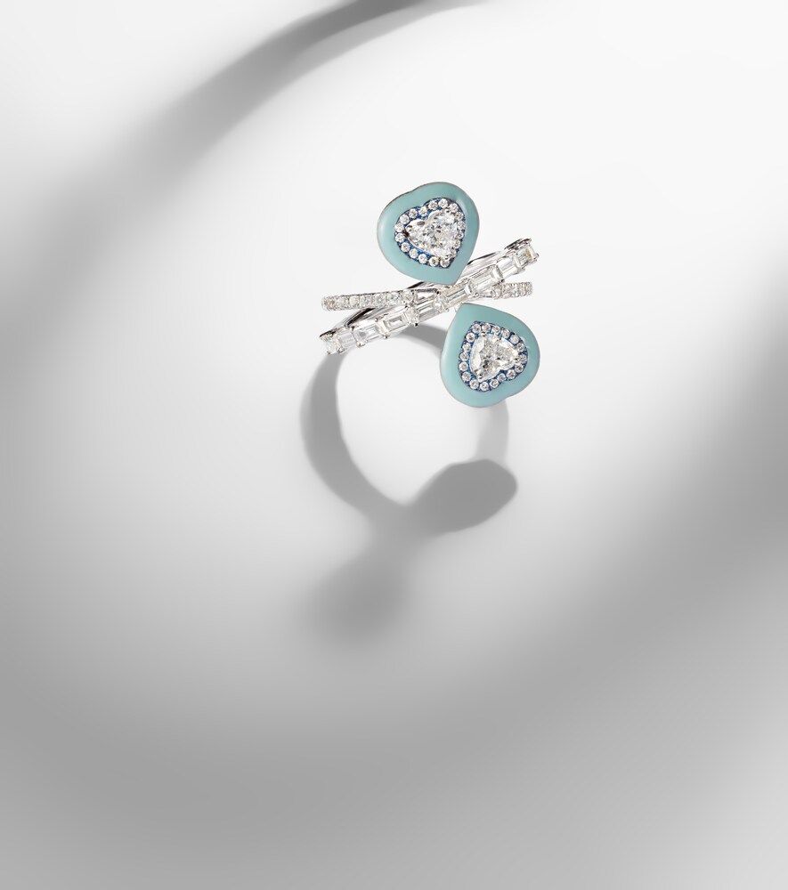 Mirror Love 18kt white gold ring with diamonds - Kamyen - Modalova