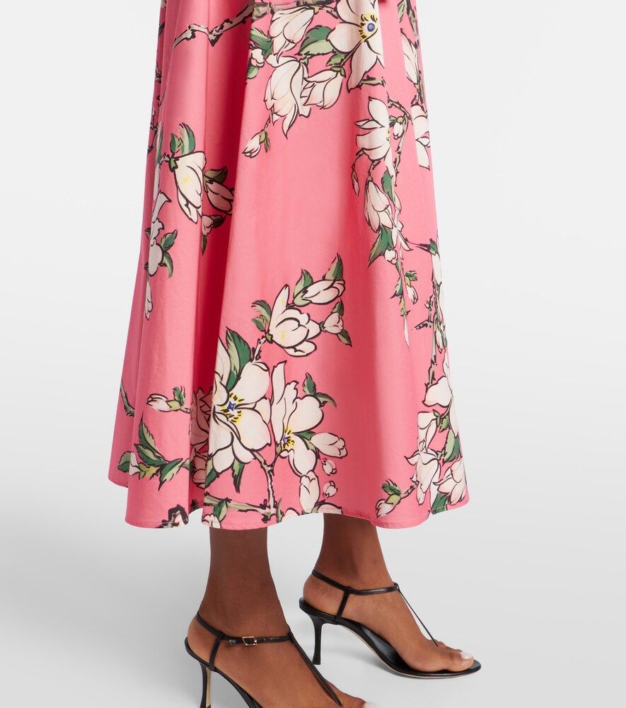 Vestido camisero Bianca de algodón floral - Leo Lin - Modalova