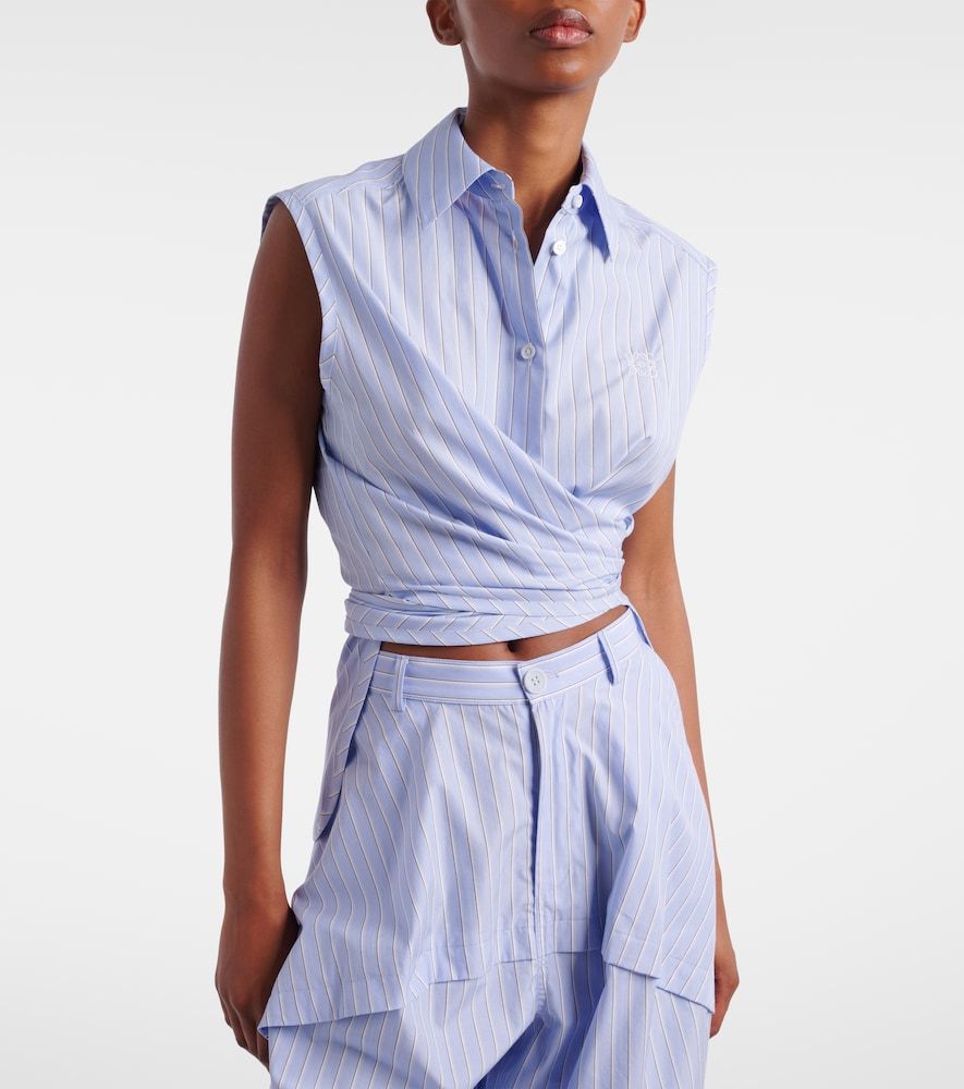 Paula's Ibiza – Top in cotone a righe - Loewe - Modalova