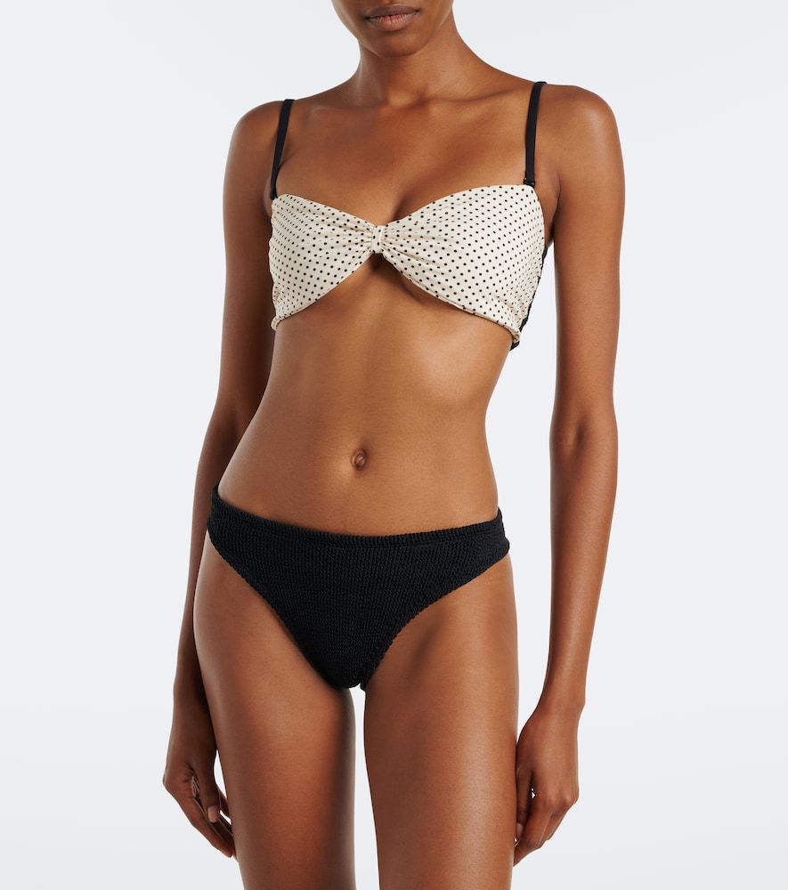 Bikini Delphine reversibile a pois - Hunza G - Modalova