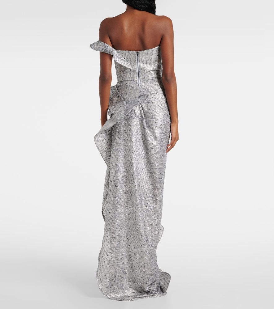 Satellite Wave ruffled gown - Maticevski - Modalova