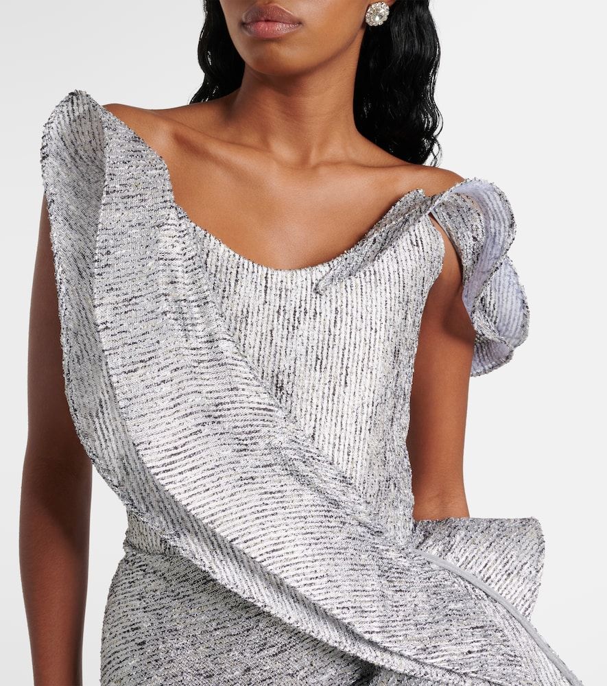 Satellite Wave ruffled gown - Maticevski - Modalova