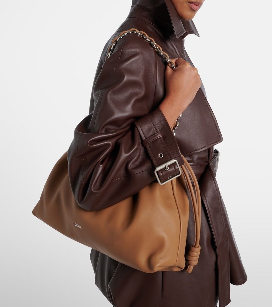Bolso al hombro Flamenco Large de piel - Loewe - Modalova