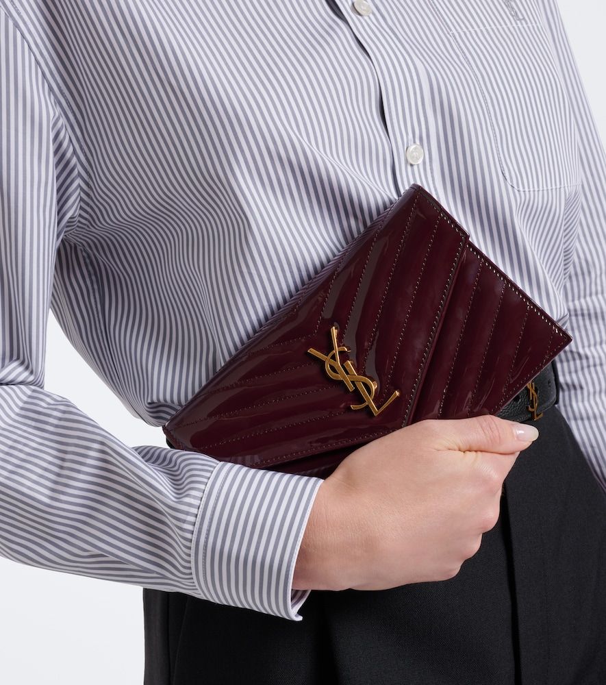 Cassandre Envelope leather wallet on chain - Saint Laurent - Modalova