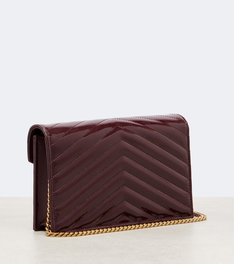 Cartera con cadena Cassandre Envelope de piel - Saint Laurent - Modalova