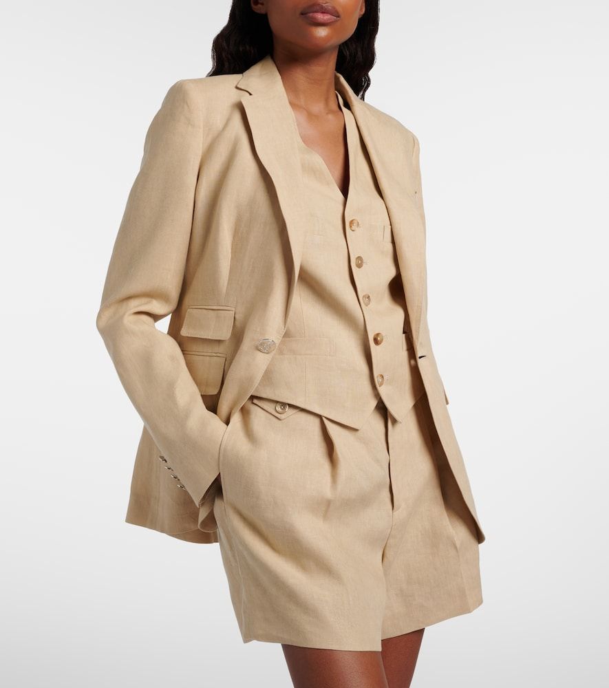 Weste Jaiden aus Leinen - Ralph Lauren Collection - Modalova