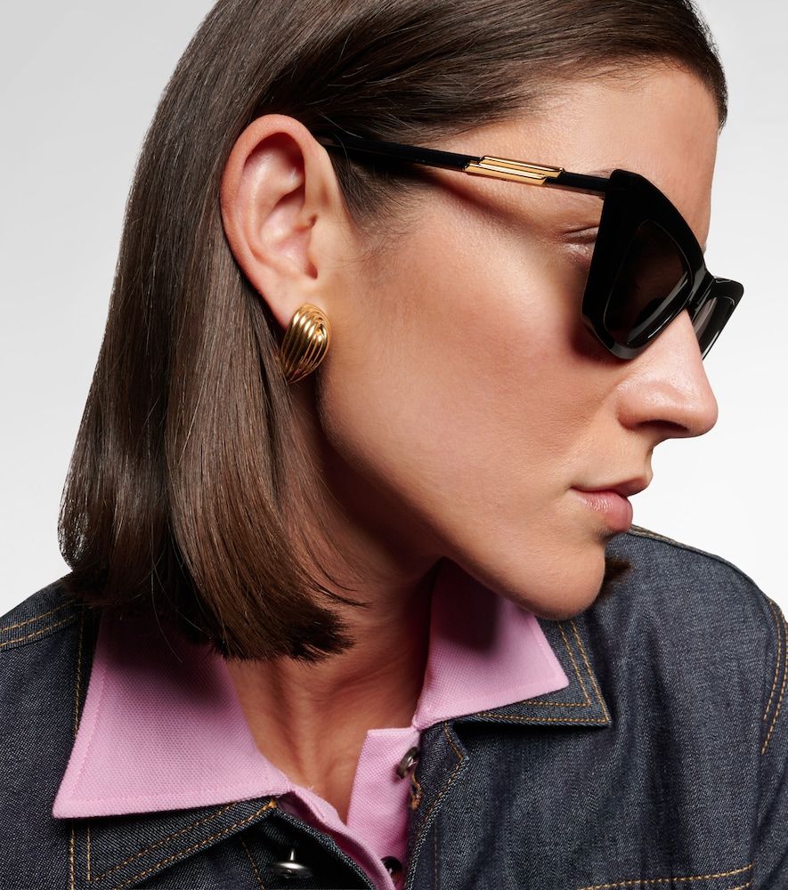 Snap cat-eye sunglasses - Bottega Veneta - Modalova